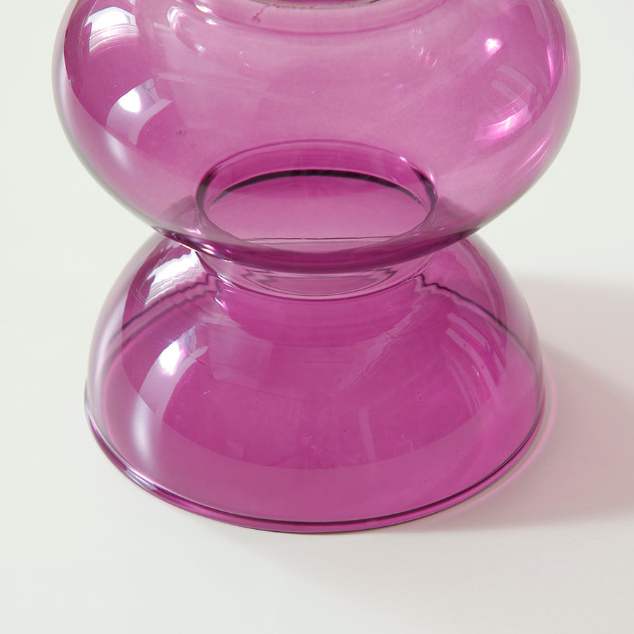 Sunrise glass vase, 22 cm