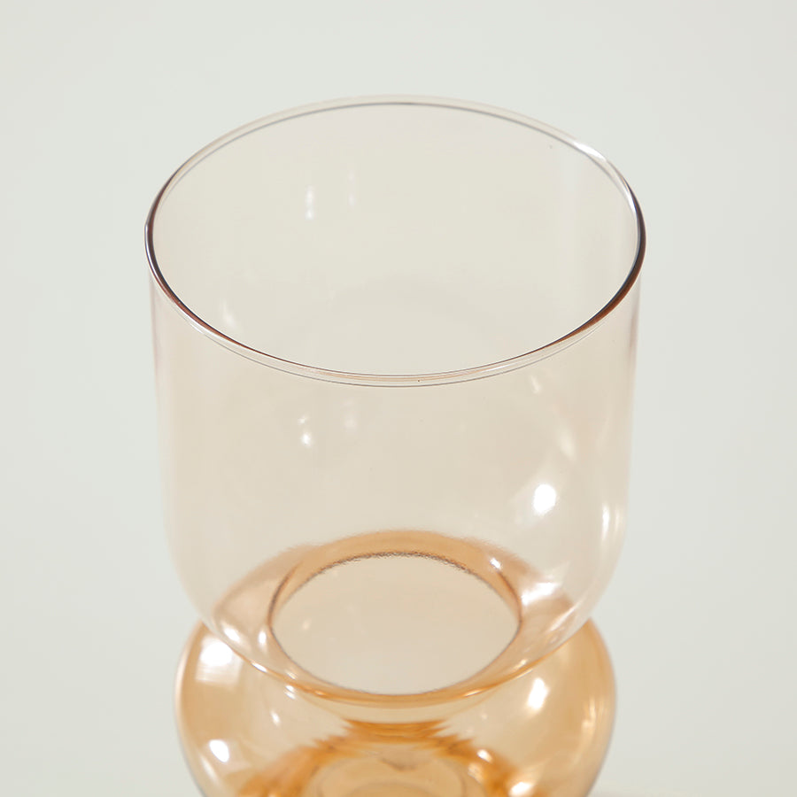 Sunrise glass vase, 20 cm