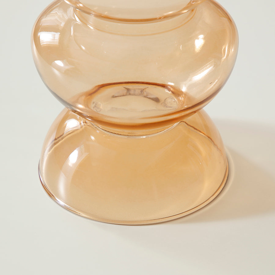 Sunrise glass vase, 20 cm