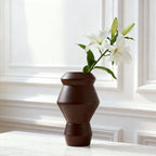 Totem glass vase, 30 cm