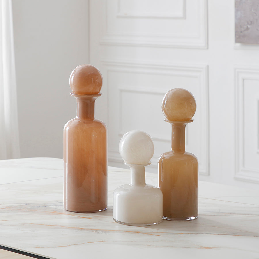 Nude glass vase, 38 cm