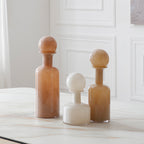 Nude glass vase, 34 cm