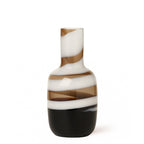 Spiral glass vase, 40 cm