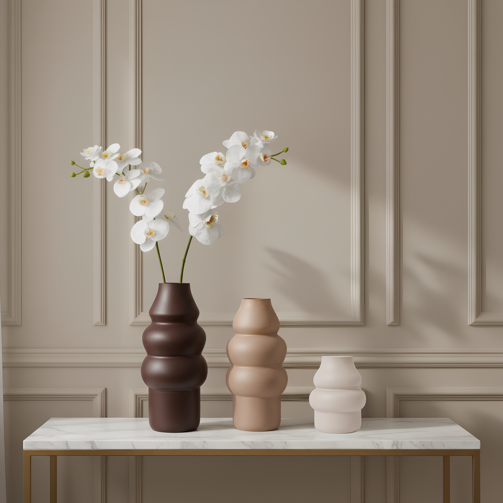 Chrysalis glass vase, 31 cm