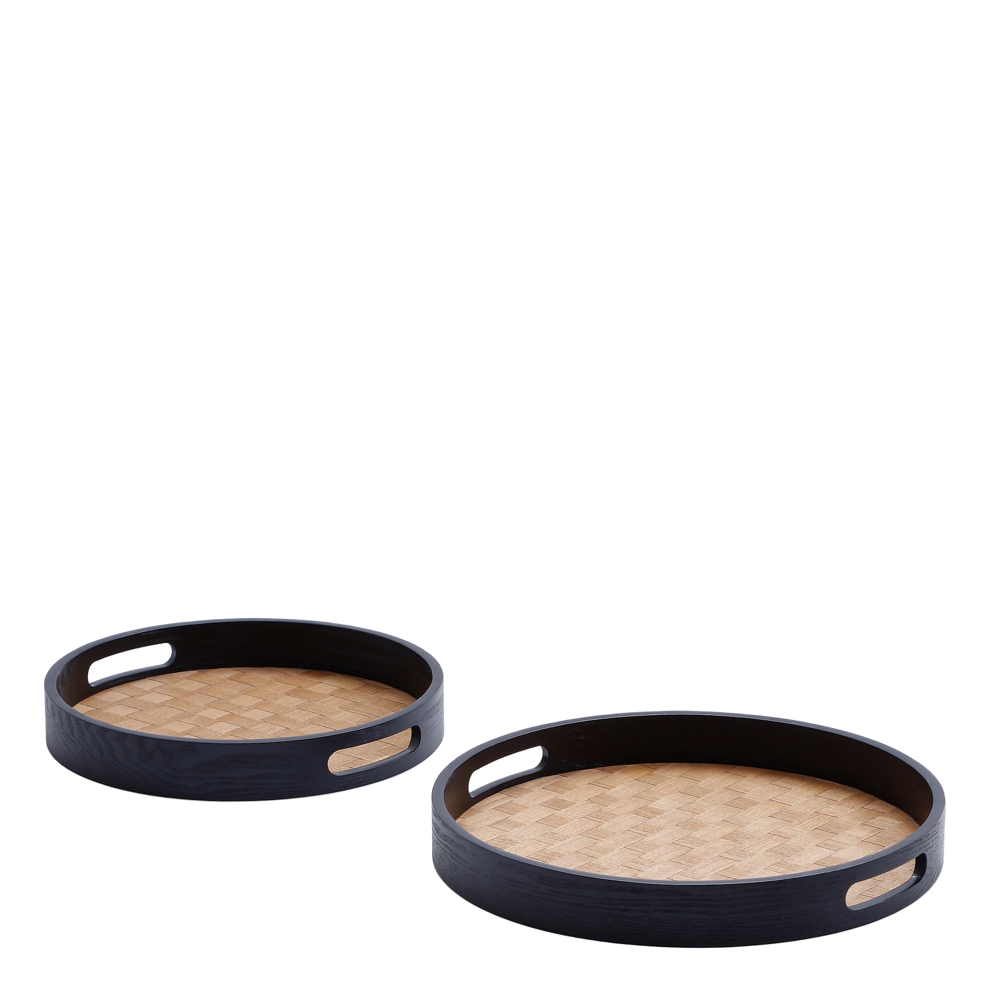 Zenko round decorative trays