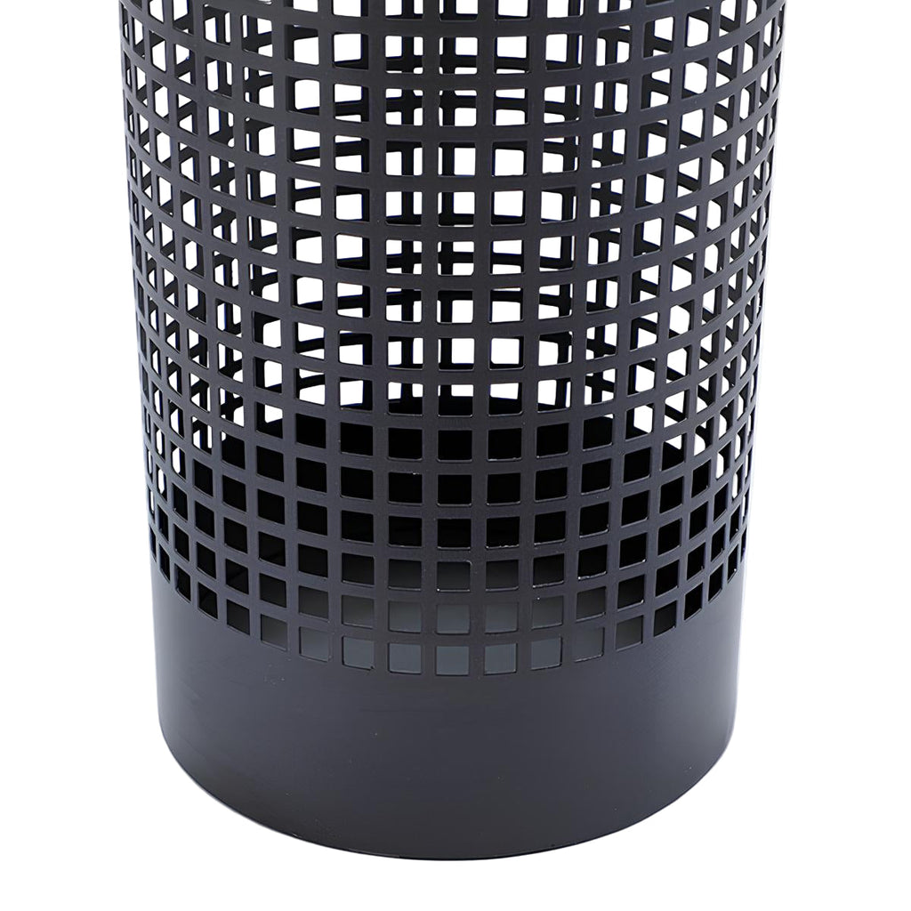 Maze black metal vase, 61cm