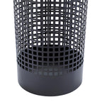 Maze black metal vase, 61cm