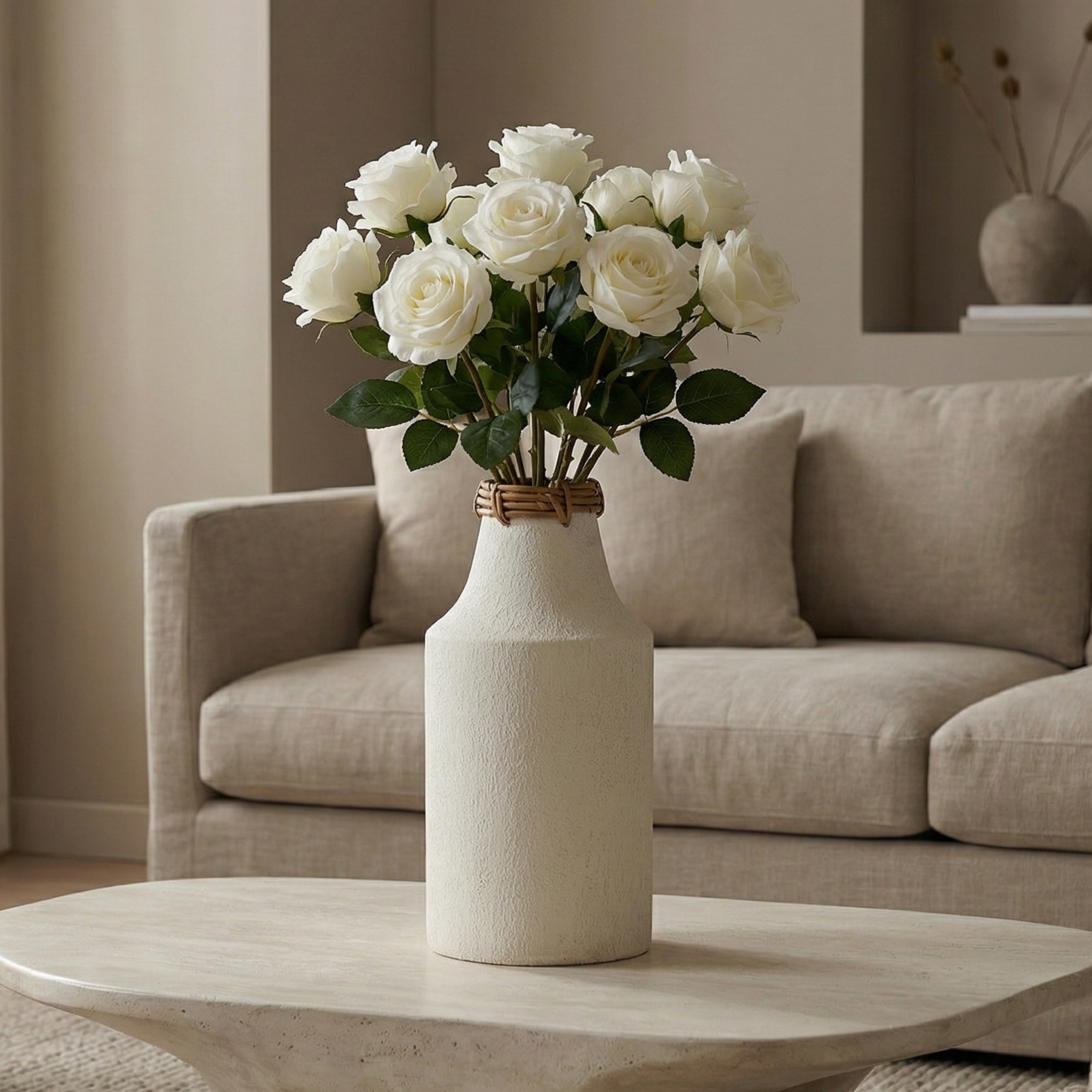 Solea metal vase, 32cm