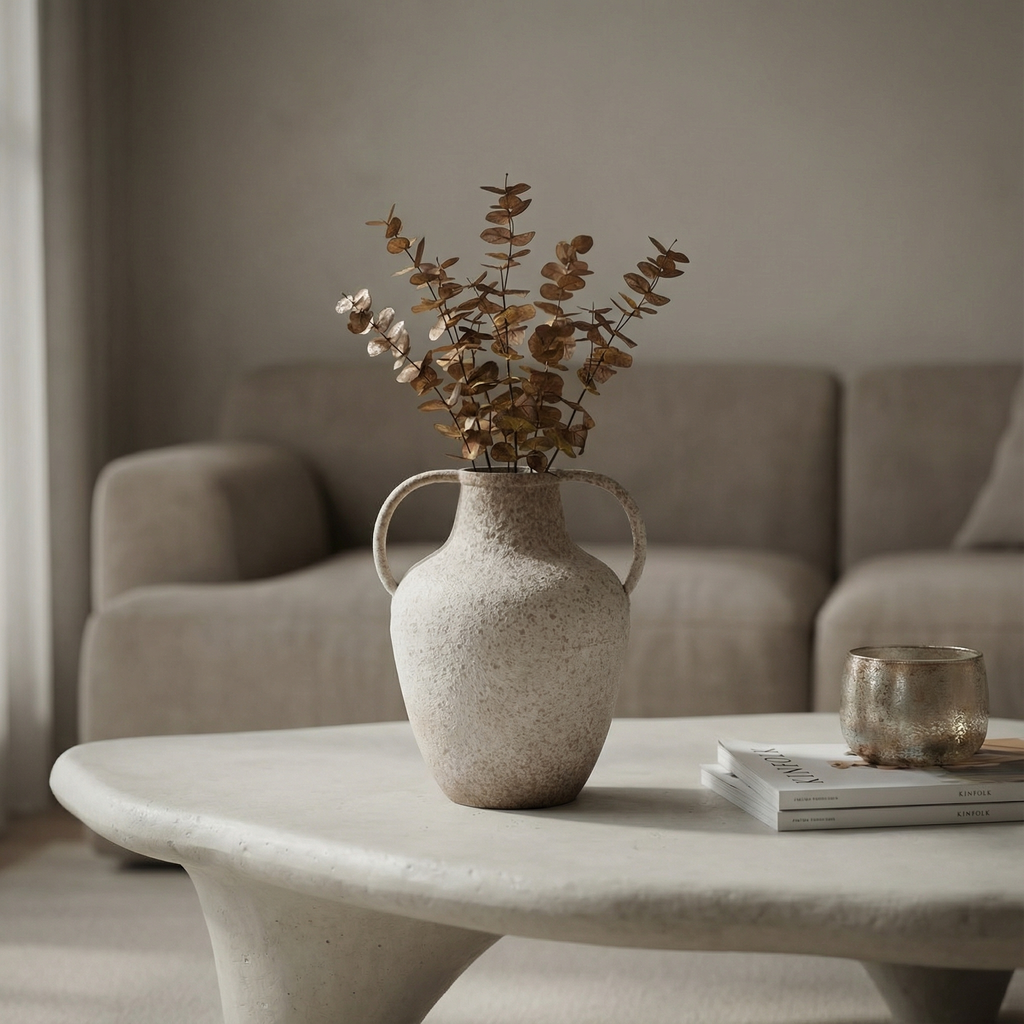 Solea metal vase, 27cm