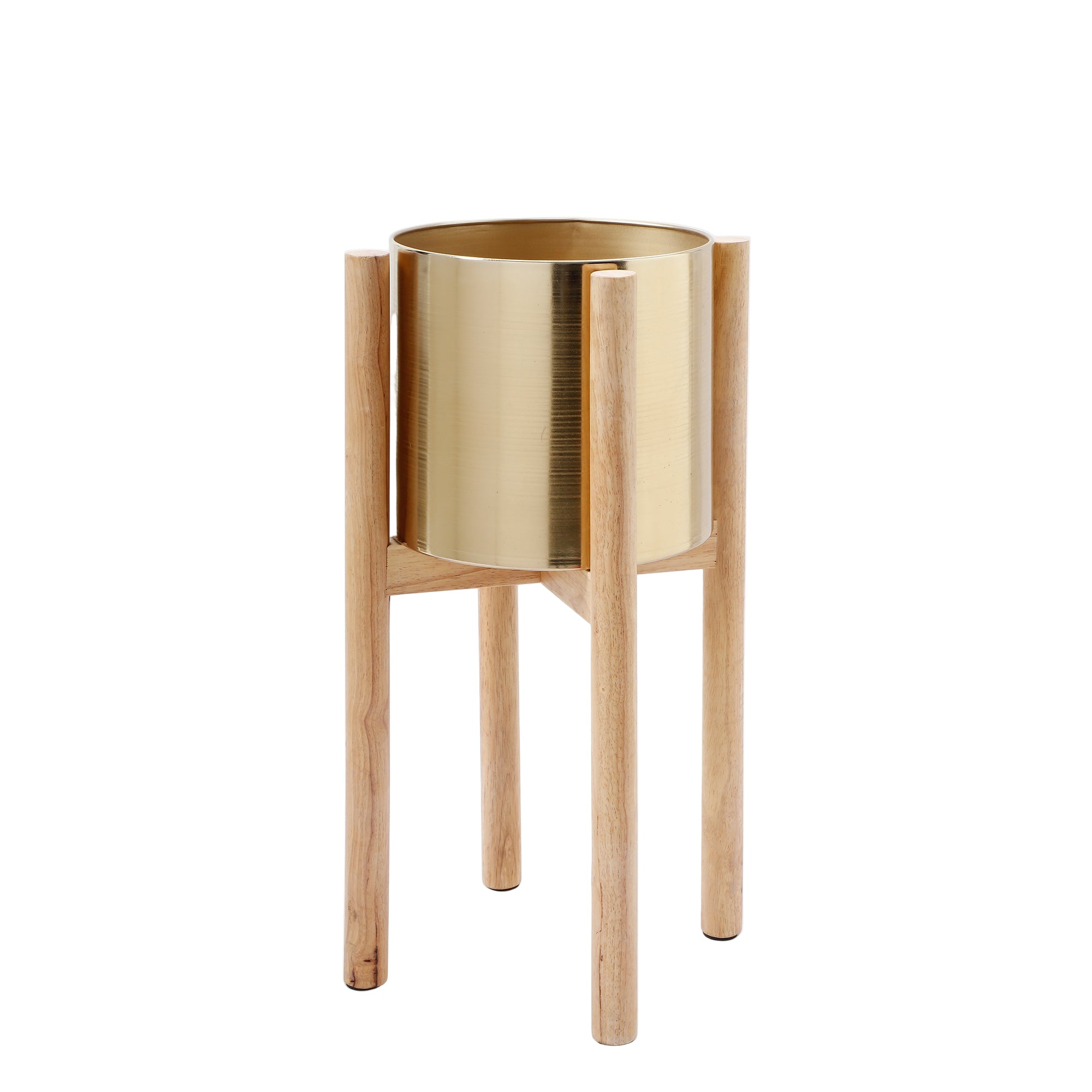 Amaya metal plant pot