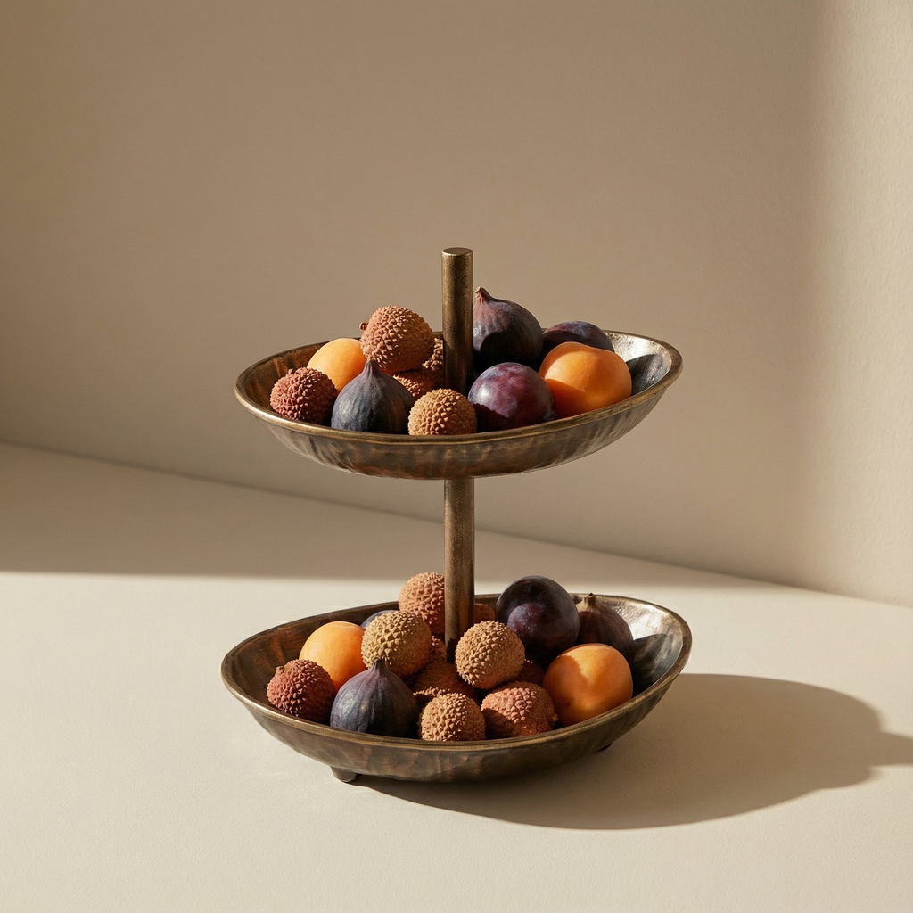 Elma Metal Tiered Tray