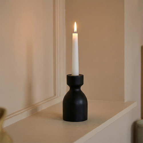 Elya wooden candle holder