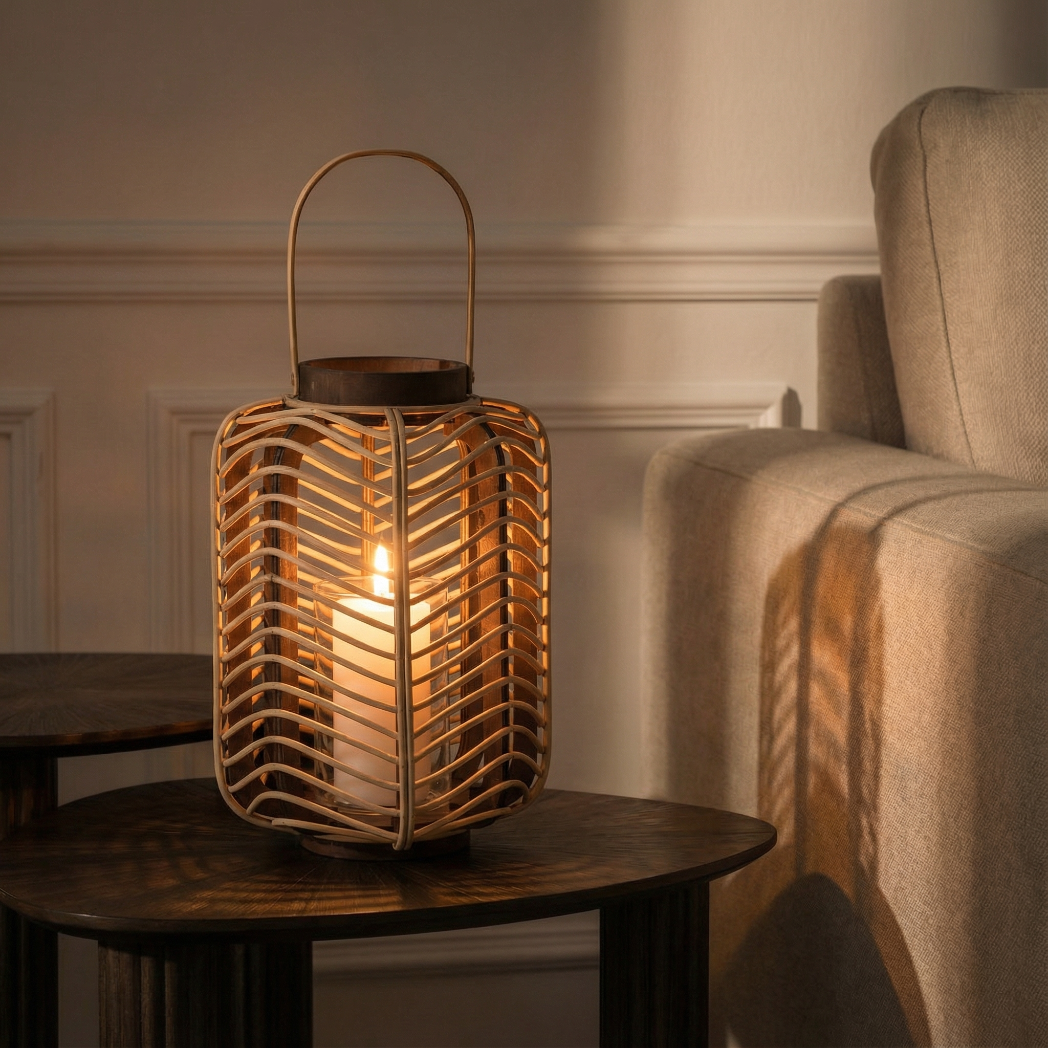 Nella rattan lantern