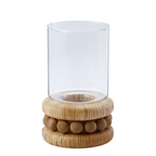 Perline rattan candle holder