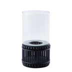 Perline wooden candle holder