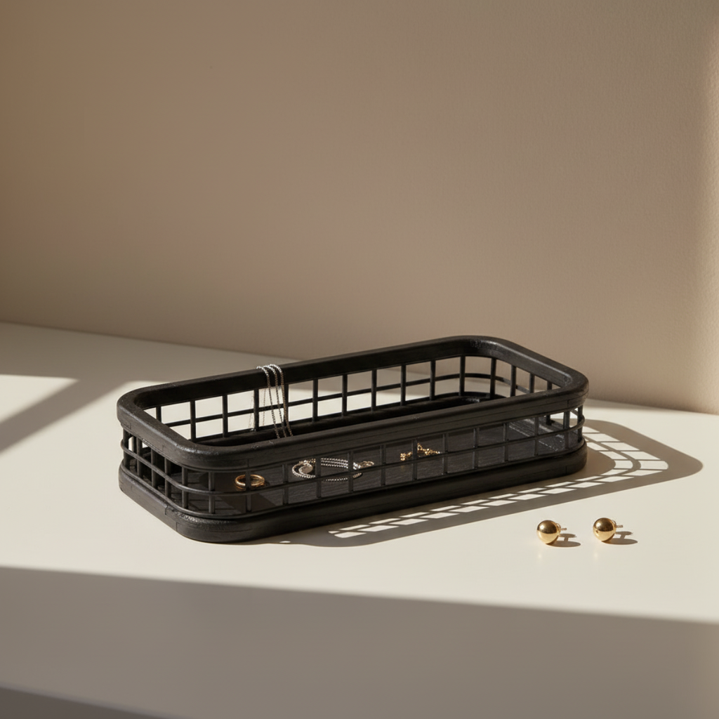 Ysia rectangular decorative tray