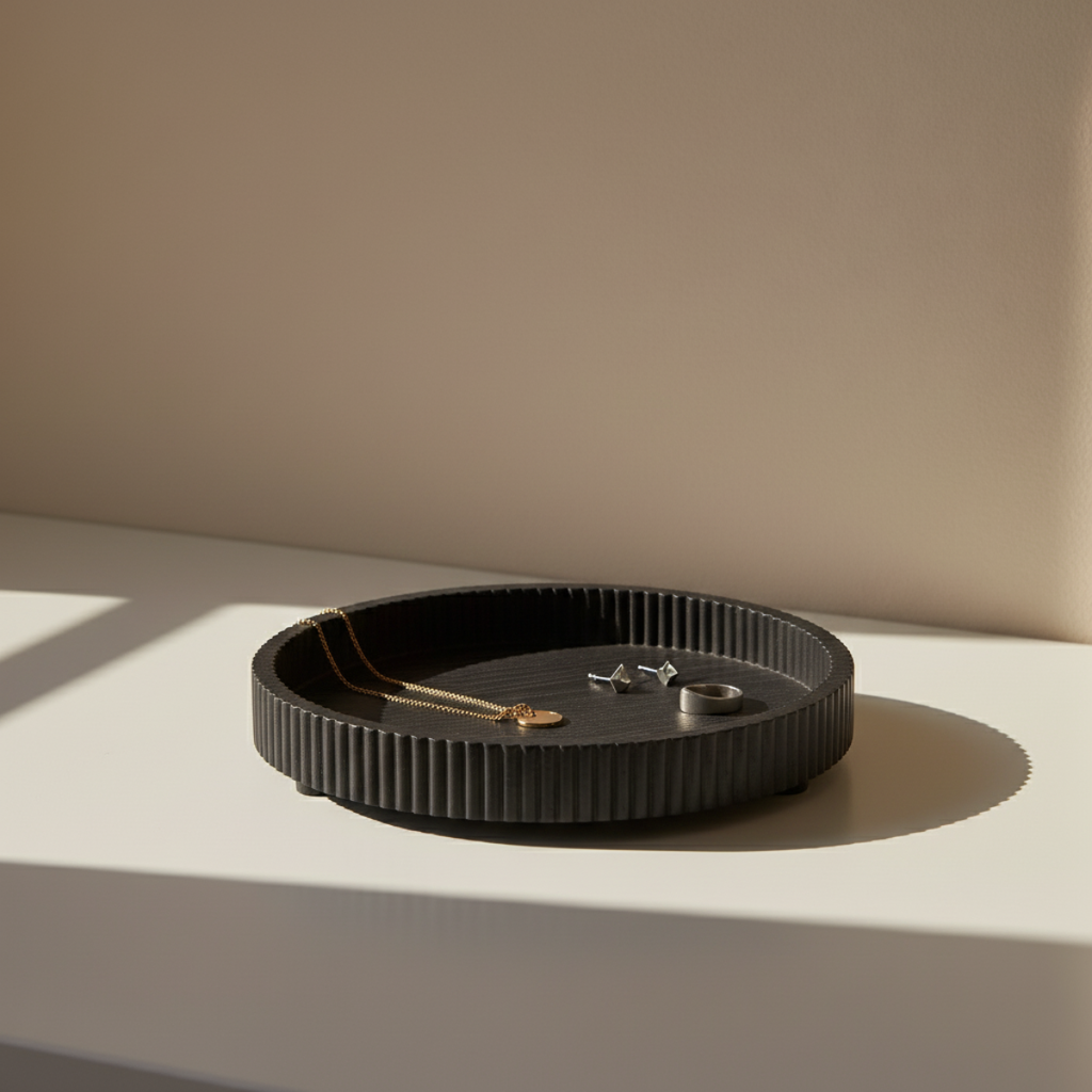 Palma Round Decorative Tray