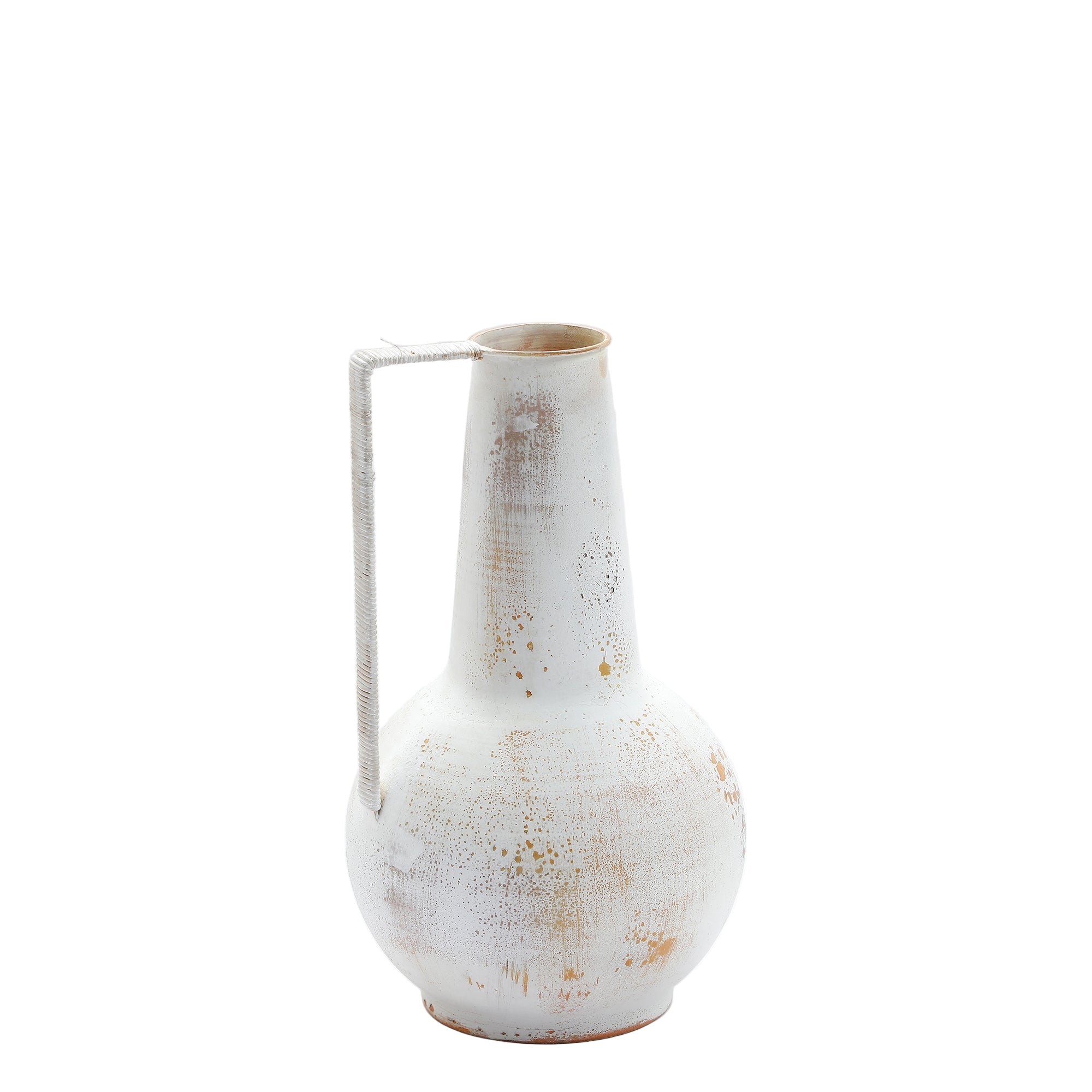 Avena metal vase, 34cm