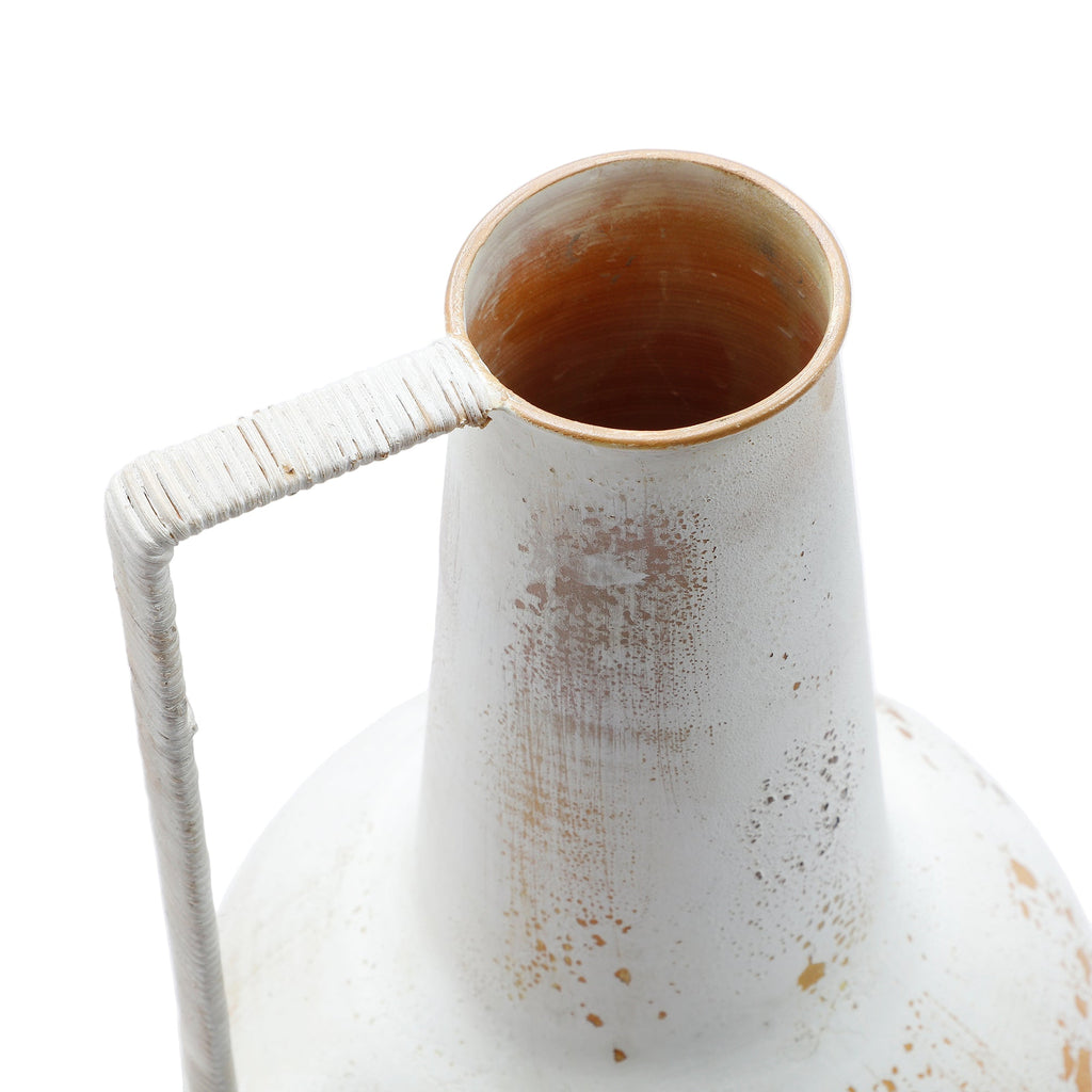 Avena metal vase, 34cm