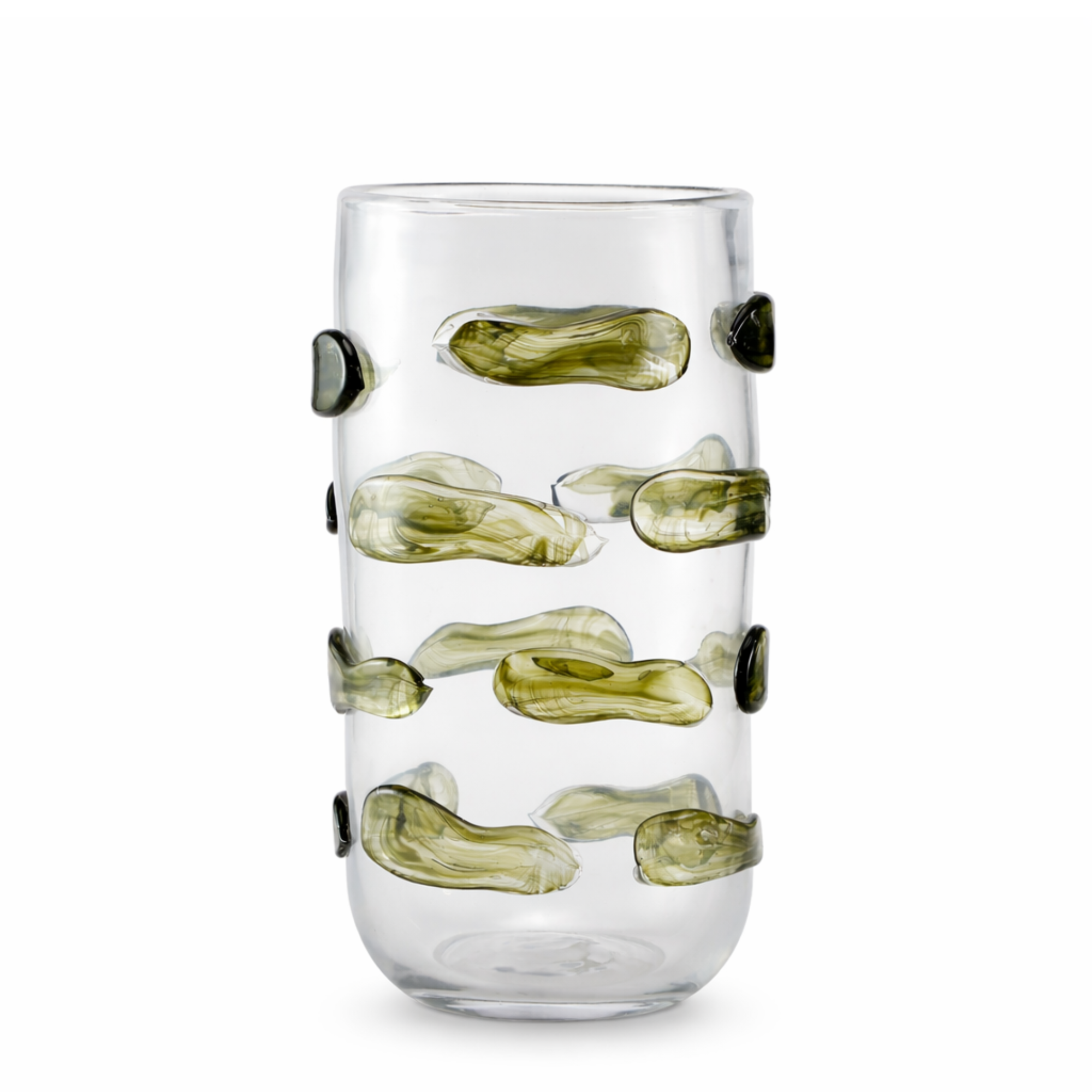 Vertone blown glass vase, 38 cm