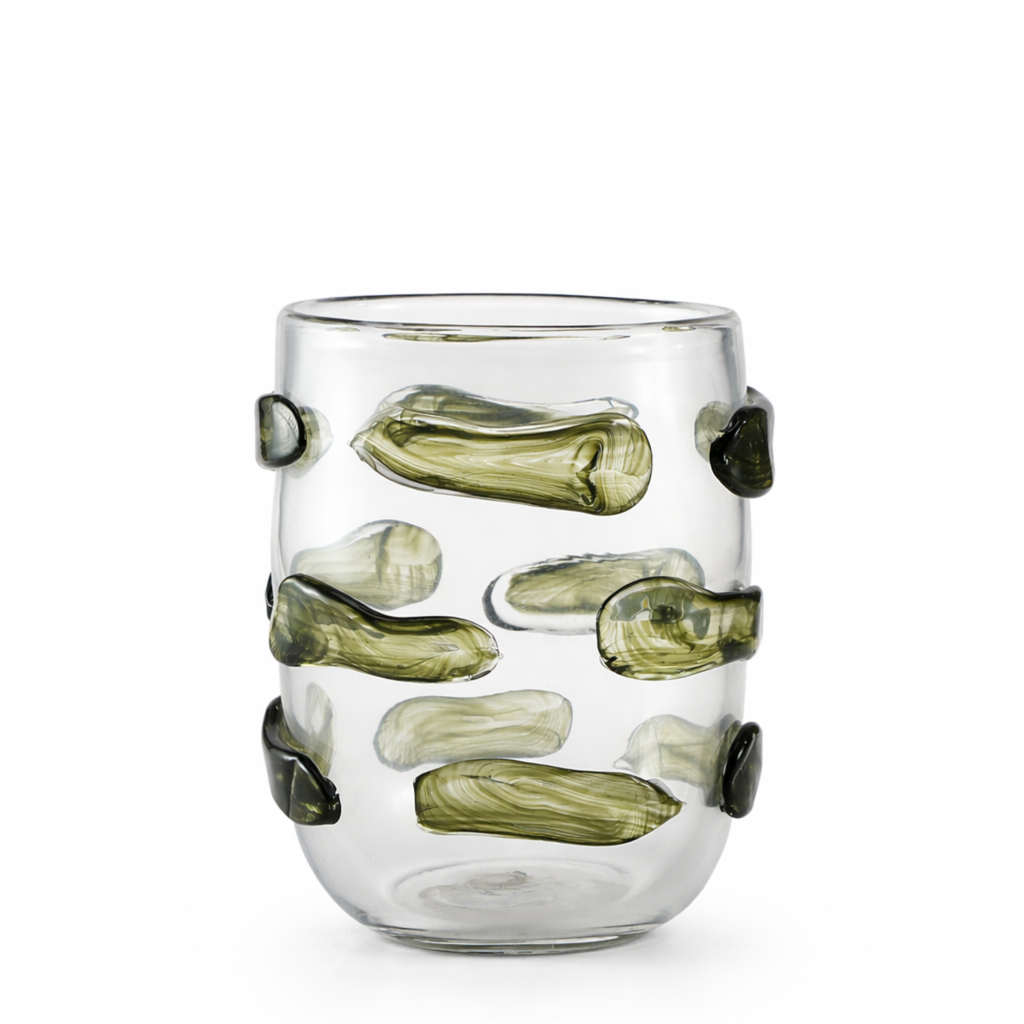 Vertone blown glass vase, 28 cm