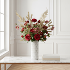 Snow-covered Helleborus Niger stem